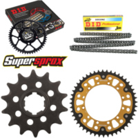 Kettensatz Stealth gold f&uuml;r: KAWASAKI KX500 86-86 14-48-114 DID520NZ Clip