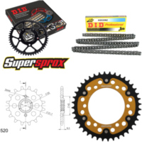 Kettensatz Stealth gold f&uuml;r: KAWASAKI EL252 F Eliminator 14-40-112 DID520NZ Clip