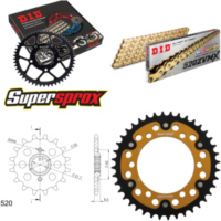 Kettensatz Stealth gold f&uuml;r: KAWASAKI EL252 F Eliminator 14-40-112 DID520ZVM-X(G&G) Niet