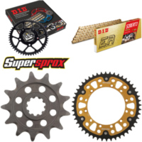 Kettensatz Stealth gold f&uuml;r: KAWASAKI KX250 F 04-05 13-48-114 DID520ERT2(G&G) Clip