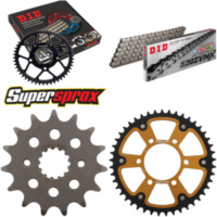 Kettensatz Stealth gold f&uuml;r: KAWASAKI ZXR400 91-99 15-45-110 DID520ZVM-X Niet