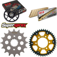 Kettensatz Stealth gold f&uuml;r: KAWASAKI ZX-9R 900 98-01 16-41-110 DID530ZVM-X(G&G) Endlos