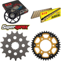 Kettensatz Stealth gold f&uuml;r: KAWASAKI ZX-10R 1000 04-05 17-39-110 DID525VX3(G&B) Niet