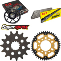 Kettensatz Stealth gold f&uuml;r: KAWASAKI KLZ1000 Versys 12-13 15-43-116 DID525VX3 Endlos