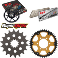 Kettensatz Stealth gold f&uuml;r: KAWASAKI ZX-12R 1200 00-06 18-46-116 DID530ZVM-X(S&S) Niet