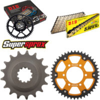 Kettensatz Stealth gold f&uuml;r: KAWASAKI ZZR1200 02-05 17-44-112 DID530VX3(G&B) Niet