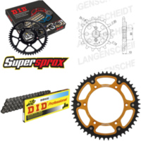 Kettensatz Stealth gold f&uuml;r: HUSQVARNA WRE125 95-98 13-50-114 DID520 Clip