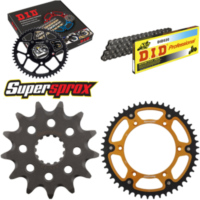 Kettensatz Stealth gold f&uuml;r: HUSQVARNA TC250 09-14 13-50-116 DID520 Clip