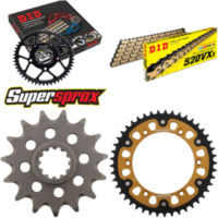 Kettensatz Stealth gold f&uuml;r: HUSQVARNA SMR450 03-04/TE610 15-45-114 DID520VX3(G&B) Niet