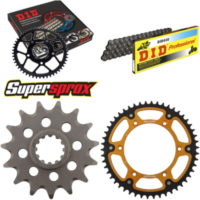 Kettensatz Stealth gold f&uuml;r: HUSQVARNA CR250 99-99 15-50-114 DID520 Clip