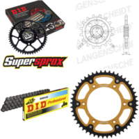 Kettensatz Stealth gold f&uuml;r: HUSABERG FE450 E 04-08/FE550 15-48-116 DID520 Clip