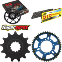 Kettensatz Stealth blau TM Cross 125 03-12 13-51-114 DID520 Clip