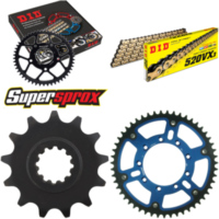 Kettensatz Stealth blau TM Cross 125 03-12 13-51-114 DID520VX3(G&B) Clip