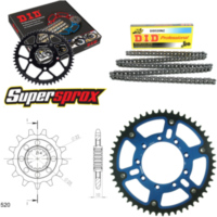 Kettensatz Stealth blau TM Cross 250 /F 05-13/Cross 13-51-116 DID520NZ Clip