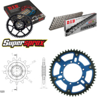 Kettensatz Stealth blau TM Cross 250 /F 05-13/Cross 13-51-116 DID520ZVM-X Endlos