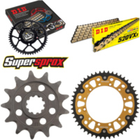 Kettensatz Stealth gold f&uuml;r: SUZUKI RM-Z 250 04-06 13-48-116 DID520VX3(G&B) Clip