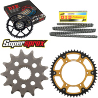 Kettensatz Stealth gold f&uuml;r: SUZUKI RM125 92-93/RM125 00- 13-49-114 DID520NZ Clip