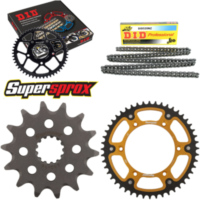 Kettensatz Stealth gold f&uuml;r: SUZUKI DR-Z 400 E 00-07 14-48-112 DID520NZ Clip