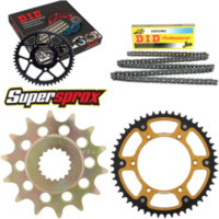 Kettensatz Stealth gold f&uuml;r: SUZUKI RM-Z 450 05-07 14-49-116 DID520NZ Clip