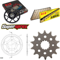 Kettensatz Stealth gold f&uuml;r: SUZUKI GSX600 F 92-97 14-45-112 DID530VX3(G&B) Niet