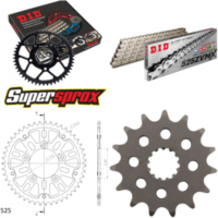 Kettensatz Stealth gold f&uuml;r: SUZUKI SV650 99-06/SV650 A 0 15-45-110 DID525ZVM-X(S&S) Endlos