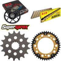 Kettensatz Stealth gold f&uuml;r: SUZUKI GSR750 / ABS 11-15 17-42-112 DID525VX3(G&B) Niet