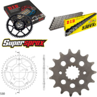 Kettensatz Stealth gold für: SUZUKI GSX750 F /FX 98-06 15-45-116 DID530VX3 Endlos