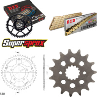 Kettensatz Stealth gold für: SUZUKI GSX750 F /FX 98-06 15-45-116 DID530ZVM-X(G&G) Endlos