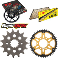 Kettensatz Stealth gold f&uuml;r: SUZUKI GSX-R 1100 >530< 89-89 15-48-114 DID530VX3(G&B) Niet