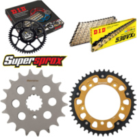 Kettensatz Stealth gold f&uuml;r: SUZUKI GSF1250 A /SA Bandit 18-43-118 DID530VX3(G&B) Niet