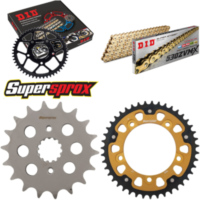 Kettensatz Stealth gold f&uuml;r: SUZUKI GSF1250 A /SA Bandit 18-43-118 DID530ZVM-X(G&G) Endlos