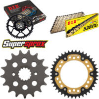 Kettensatz Stealth gold KA/SU VN800 Drifter 99-06/GS 17-40-112 DID530VX3(G&B) Endlos