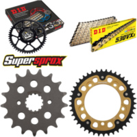 Kettensatz Stealth gold f&uuml;r: SUZUKI GSX-R 1000 01-06 17-42-110 DID530VX3(G&B) Niet