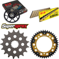 Kettensatz Stealth gold KA/SU KLV1000 04-06/DL1000 V 17-41-112 DID525VX3(G&B) Niet