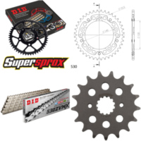 Kettensatz Stealth gold f&uuml;r: SUZUKI SV1000 S 03-07 17-40-108 DID530ZVM-X(S&S) Endlos