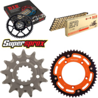 Kettensatz Stealth orange f&uuml;r: KTM SX60 98-99/SX65 00-01 13-48-112 DID420NZ3(G&B) Clip