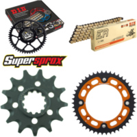 Kettensatz Stealth orange f&uuml;r: KTM SX85 17``/14`` 18- 13-46-120 DID428NZ(G&B) Clip