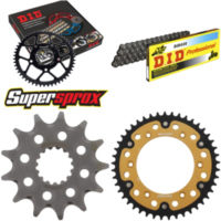 Kettensatz Stealth gold f&uuml;r: KTM 125 LC2 97-00/Sting 125 13-45-110 DID520 Clip