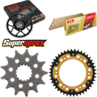 Kettensatz Stealth gold f&uuml;r: KTM Sting 125 97-00 13-42-108 DID520ERT2(G&G) Clip