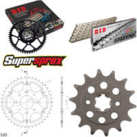 Kettensatz Stealth orange f&uuml;r: KTM 200 Duke 11-14 14-42-118 DID520ZVM-X(S&S) Endlos