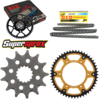 Kettensatz Stealth gold f&uuml;r: KTM SX250 4T 13-13 13-50-114 DID520NZ Clip