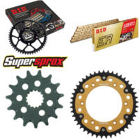 Kettensatz Stealth gold f&uuml;r: KTM EGS400 LC4 93-98/EGS400 15-45-118 DID520ERT2(G&G) Clip