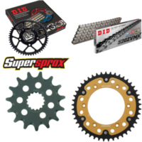 Kettensatz Stealth gold f&uuml;r: KTM EGS400 LC4 93-98/EGS400 15-45-118 DID520ZVM-X Endlos