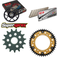 Kettensatz Stealth gold f&uuml;r: KTM EGS400 LC4 93-98/EGS400 15-45-118 DID520ZVM-X(S&S) Niet