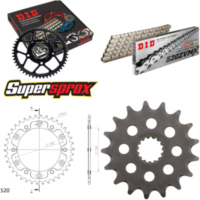 Kettensatz Stealth gold f&uuml;r: KTM Duke 640 03-07/Duke 640 17-38-118 DID520ZVM-X(S&S) Niet