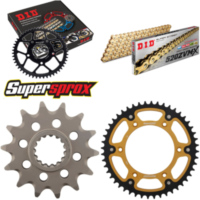 Kettensatz Stealth gold f&uuml;r: KTM SX525 Racing 2T 03-03/SX 14-48-114 DID520ZVM-X(G&G) Niet