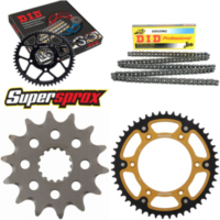 Kettensatz Stealth gold f&uuml;r: KTM SX150 15-15/EXC250 Racin 14-48-120 DID520NZ Clip