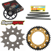 Kettensatz Stealth gold f&uuml;r: KTM EXC200 Enduro 12-15/EXC2 14-45-118 DID520NZ Clip
