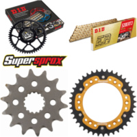 Kettensatz Stealth gold f&uuml;r: KTM EXC250 Enduro 07-10 14-40-112 DID520ERT2(G&G) Clip
