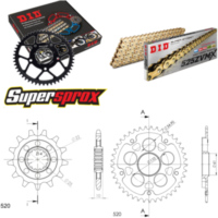 Kettensatz Stealth schwarz f&uuml;r: MV Agusta Brutale 750 /S 14-41-108 DID525ZVM-X(G&G) Endlos